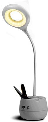 SrO Rechargeable double light LED Desh lamp, Touch control table lamp with mobile holder and pen box Table Lamp