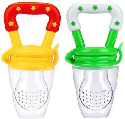 croox Baby fruit Feeder/BPA Free/Food Feeder/Silicone Food Nibbler/ Feeder (Multiple) Teether and Feeder
