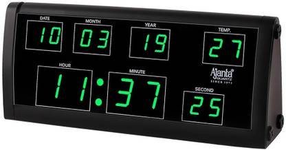 OREVA Digital 18 cm X 19.5 cm Wall Clock