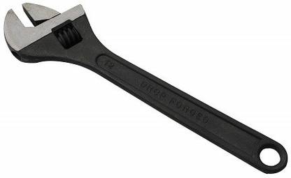 WallVilla 12 Inch Adjustable Head Spanner Single Sided Box End Wrench