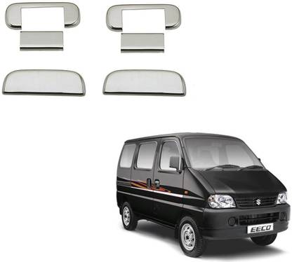 BIGWHEEL (Set Of 4 Pcs) Stylish Car Door Catch Handle Cover Chrome Finishing Suitable For Cars Car Grab Handle Cover