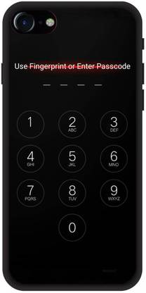 UMPRINT Back Cover for Apple Iphone 7 Passcode Screen Unlock Printed Back Cover