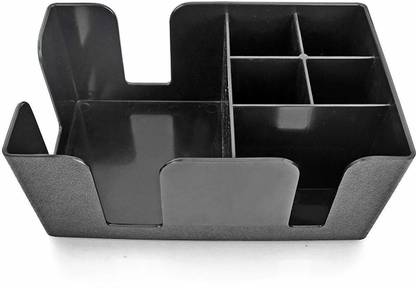 TSS Caddy Organizer with Compartment of Napkin Holder & Straw Holder Bar Set