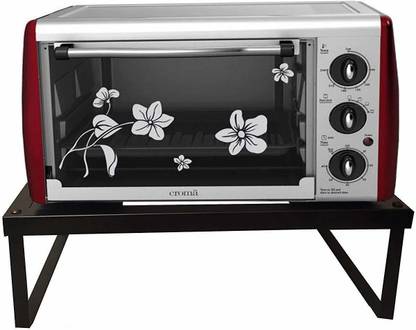 Xllent Utensil Kitchen Rack Cast Iron Microwave Oven Stands | Microwave Stand for Kitchen (Black)
