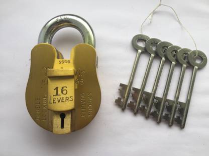 MAHAVIR Super Strong Padlock - 75mm (16 levers) Padlock