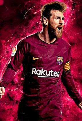 Lionel Messi Paper Print