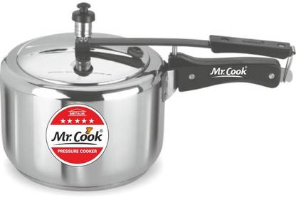 Mr.Cook By United Metalik Nu-Age Inner Lid 3 L Inner Lid Induction Bottom Pressure Cooker