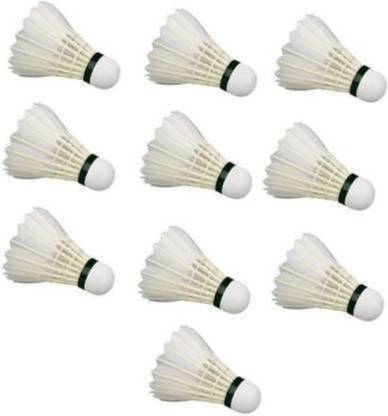 srishti enterprises Feather Shuttle - White Feather Shuttle - White (Fast, 79, Pack of 10) Feather Shuttle  - White