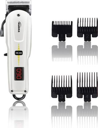 KUBRA KB-309 Professional Hair Clipper Trimmer 150 min  Runtime 4 Length Settings