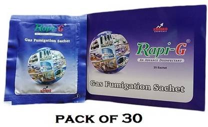 KRESKO ROOM DISINFECTANT, RAPI G FUMIGATION SACHET, PACK OF 30, FUMIGATION FOGGER SANITIZATION