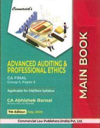 Commercial CA Final Advanced Auditing & Professional Ethics Old and New Syllabus By Abhishek Bansal Applicable for November 2020 Exam