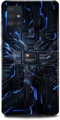 Inditex Back Cover for Samsung Galaxy A51 CHIP, ELECTRONIC, RETRO, TECHNOLOGY, CIRCUIT, chip circuit