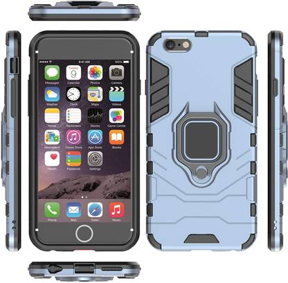 WAVECHOICE Bumper Case for iPhone 5c Ring Holder With D5 Kickstand Back Cover