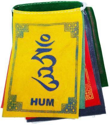 Auto MT Tibetan Buddhist Prayer Flag For BMW i8 Rectangle Car Window Flag