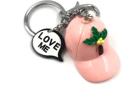 Good Goody Cool Swag Cap (Pink) Keychain | Hat Fancy Keyring | Jewellery Accessory Multipurpose Use Key Chain