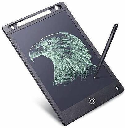 NILKANTH ENTERPRISE Paperless E-Writer 8.5 Inch Doodle Board Writing Tablet Pad Reusable Portable Ewriter Educational Toy for Kids, Student, Teacher at Home, School and Office 5.9 x 6.9 inch Graphics Tablet Connectivity - Wireless