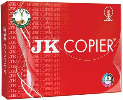 JK Copier 500 SHEETS A4 PRINTING UNRULED A4 75 gsm Printer Paper