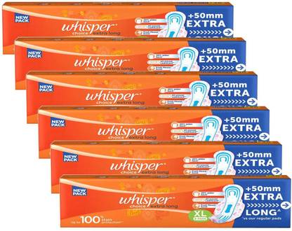 Whisper Choice Extra Large Size (36 Pads) Sanitary Pad
