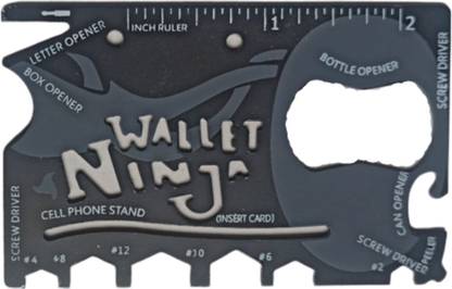 WalletNinja WFWallet 18 Function Multi Utility Swiss Knife