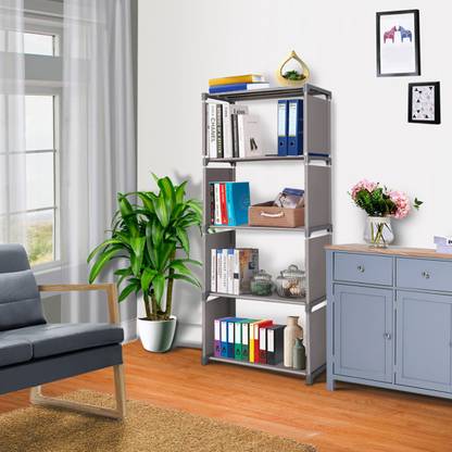 FURIONE 5 LAYER GALAXY Metal Open Book Shelf