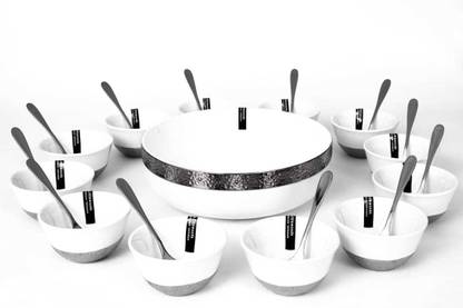 The Crockery Shop Pack of 25 Bone China Dinner Set