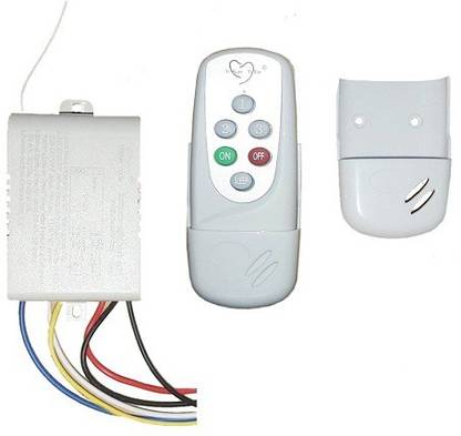 ACCESSOREEZ 3 Way Digital Wireless IR Remote Control Switch with Receiver + Remote Control 10 A Three Way Electrical Switch