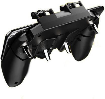 Garland Top selling Gaming AK66 All-in-One Mobile Game Controller for PUBG Triggers Free Fire Key Button Joystick Gamepad L1 R1 Trigger Phone Controller Gamepad, [Upgraded Version/Six-Finger Operation] Shooter Sensitive and Aim Controller Joysticks for Android & iOS for Knives Out Gaming  Gaming Accessory Kit