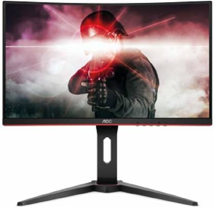 AOC 59.94 cm (24 inch) Curved Full HD Gaming Monitor (23.6-inch Curved Gaming LED Monitor with VGA Port, HDMI*2 Port, Display Port, 144Hz Refresh Rate - C24G1)