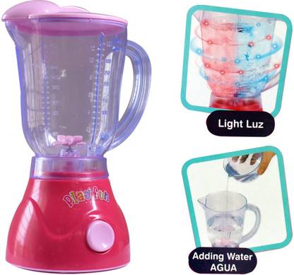 Toyshack Constructive Playthings Appliances Toy Blender for Toy Kitchens with Realistic Sounds and Lights Toy for Kids