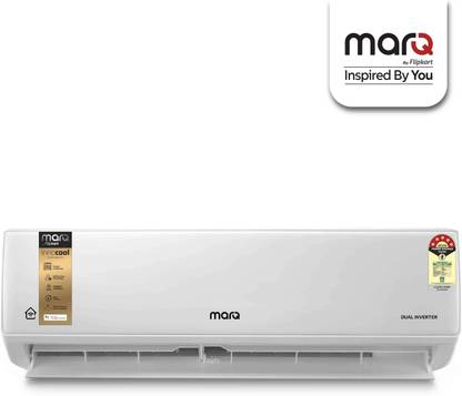 MarQ by Flipkart 1.5 Ton 5 Star Split Dual Inverter Smart AC with Wi-fi Connect  - White