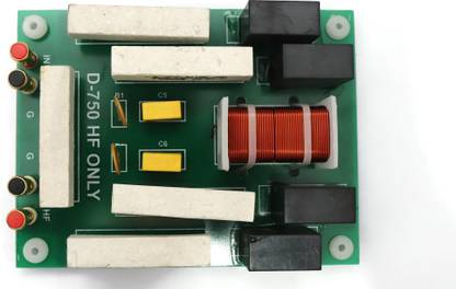 Electronic Spices D750 crossover network BOARD -High Frequency Electronic Components Electronic Hobby Kit
