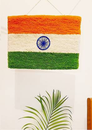 The Villg India Rectangle Hand Flag