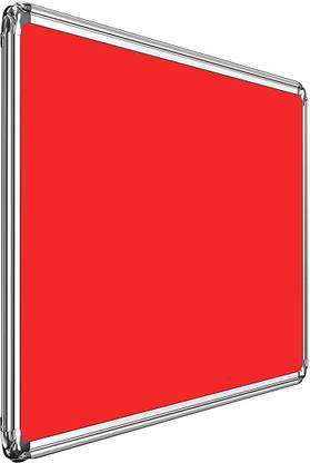sunway Display Systems Pin-up display board for office & school lightweight aluminium frame, 1.5 feet pin up board Bulletin Board