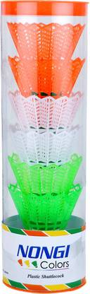 Nongi COLORS Plastic Shuttle  - Multicolor