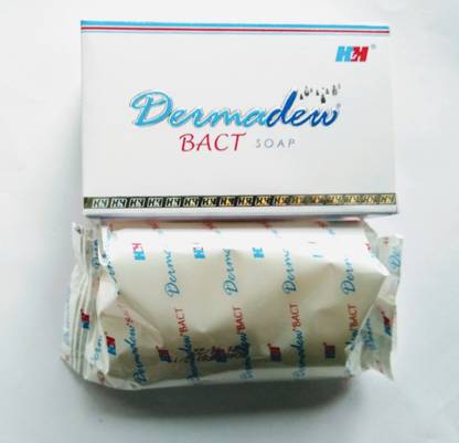 Dermadew BACT Soap ( pack of 4*75gm )Large,White
