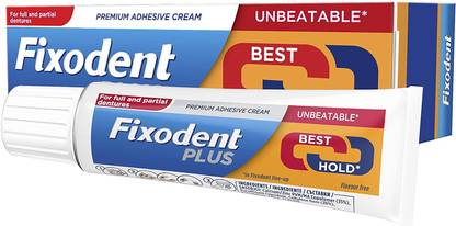 Fixodent Plus Dual Power Premium Denture Adhesive, 40g (Imported) Toothpaste