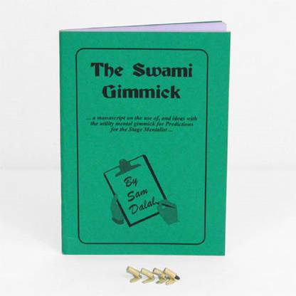 MilesMagic The Swami Gimmick Prediction Book for Real Mentalism Magic Trick Gimmick Gag Toy