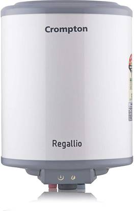 Crompton 15 L Storage Water Geyser (REGALLIO, WHITE AND GREY)