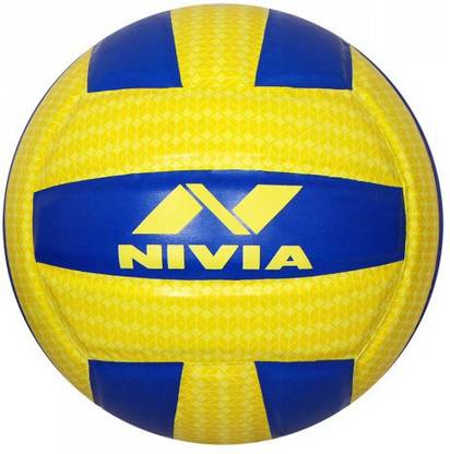 NIVIA Airstrike Volleyball size 4 yellow blue Volleyball - Size: 4