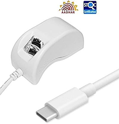 e-Time Office Technology of Tomorrow Startek FM220U Fingerprint scanner (Type C Port) for Digital Verification- Aadhaar, Apna CSC, NDLM, DigiLocker, Jeevan Pramaan Payment Device Payment Device