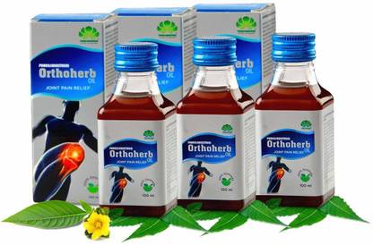 पंकजकस्तुरी OrthoHerb Oil - 3 x 100 ml Packs लिक्विड