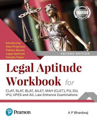 Legal Aptitude Workbook|For clat and other law examinations|Second Edition|By Pearson