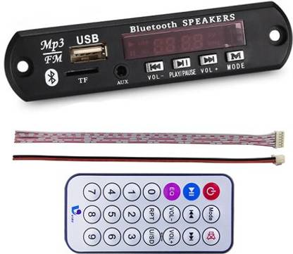 NEBULARCTECH USB Decoder, Bluetooth player, Mp3 player, FM player with remote kit Car Stereo