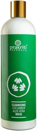 Prakriti Herbals Cleansing Cucumber Aloe vera Milk (large,500 ml) Face Wash