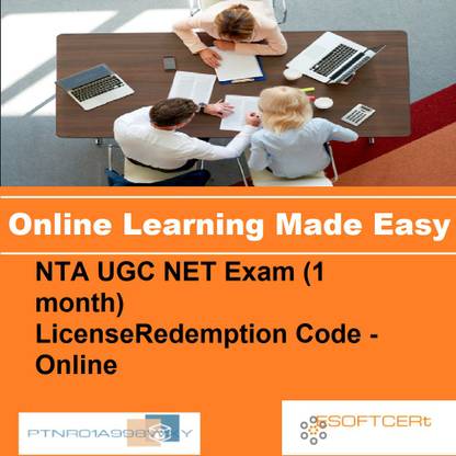 PTNR01A998WXY NTA UGC NET Exam (1 month) LicenseRedemption Code - Online