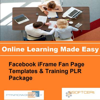 PTNR01A998WXY Facebook iFrame Fan Page Templates & Training PLR Package