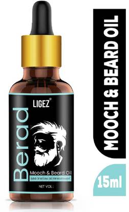 Ligez Beard Growth and Mooch Hair Growth Oil Hair Oil