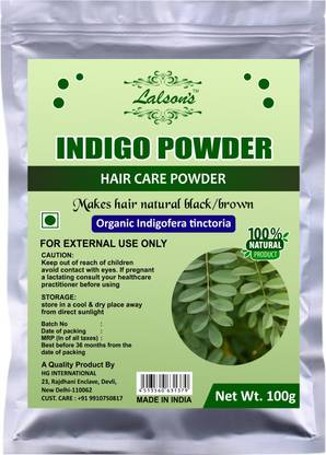 लालसों'स 100% Pure & Natural Indigo Leaf Powder