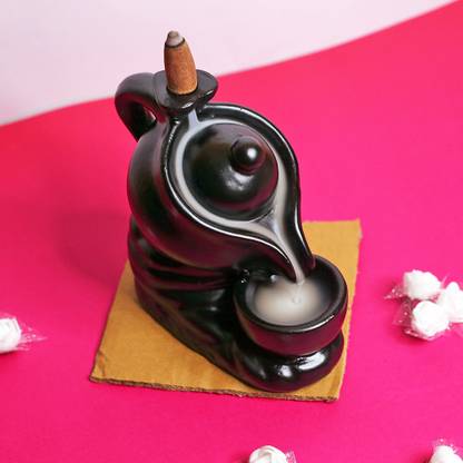 Make Me Specials Creative Teapot Incense Burner Holder Polyresin Incense Holder Set