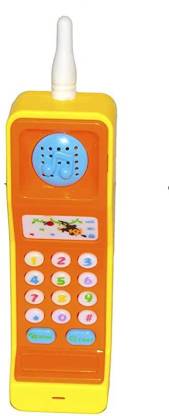 mahakal Funny Flip Mobile Phone for Kids, Early Education Toys with Music and Light (Multicolor)